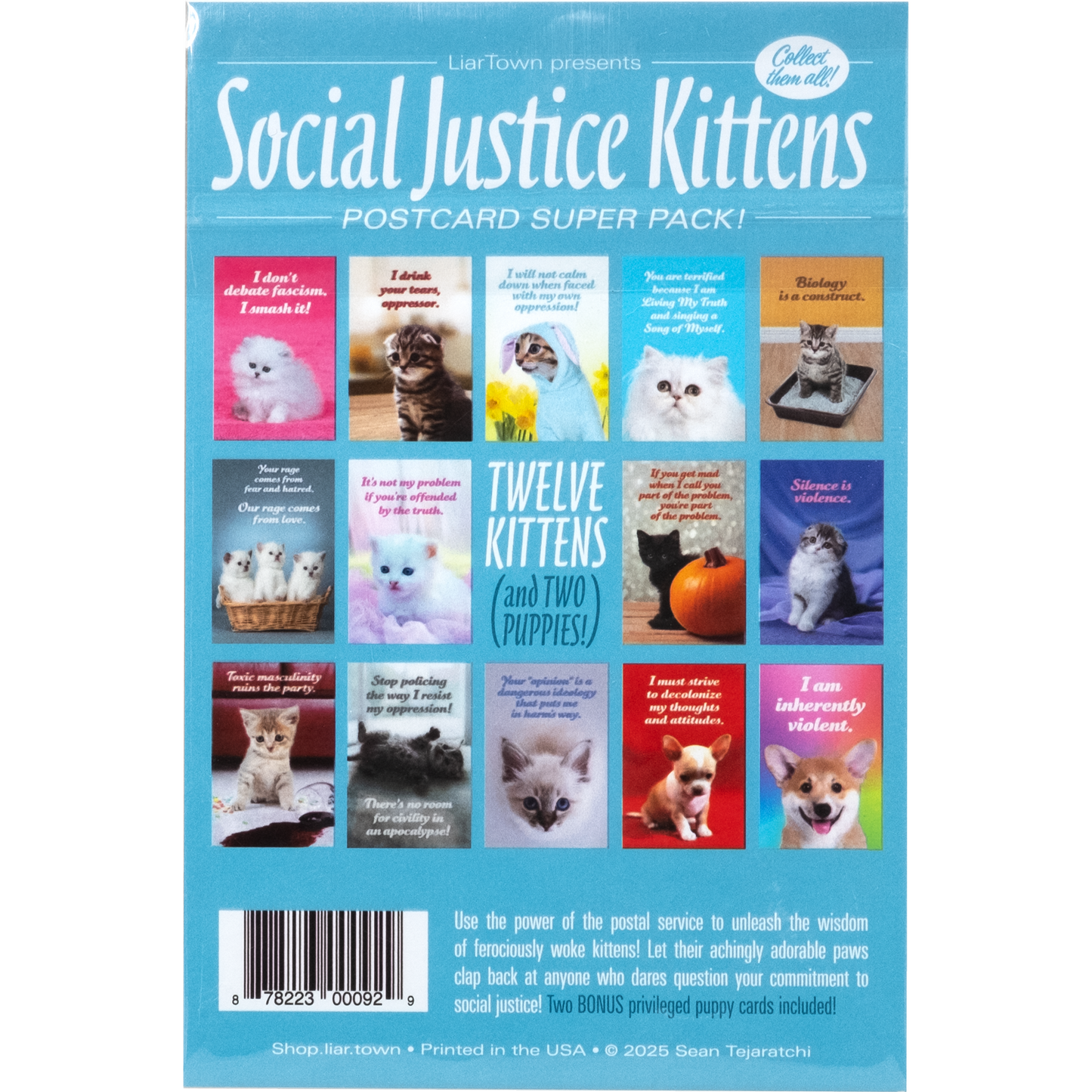 Social Justice Kittens Postcards Super Pack