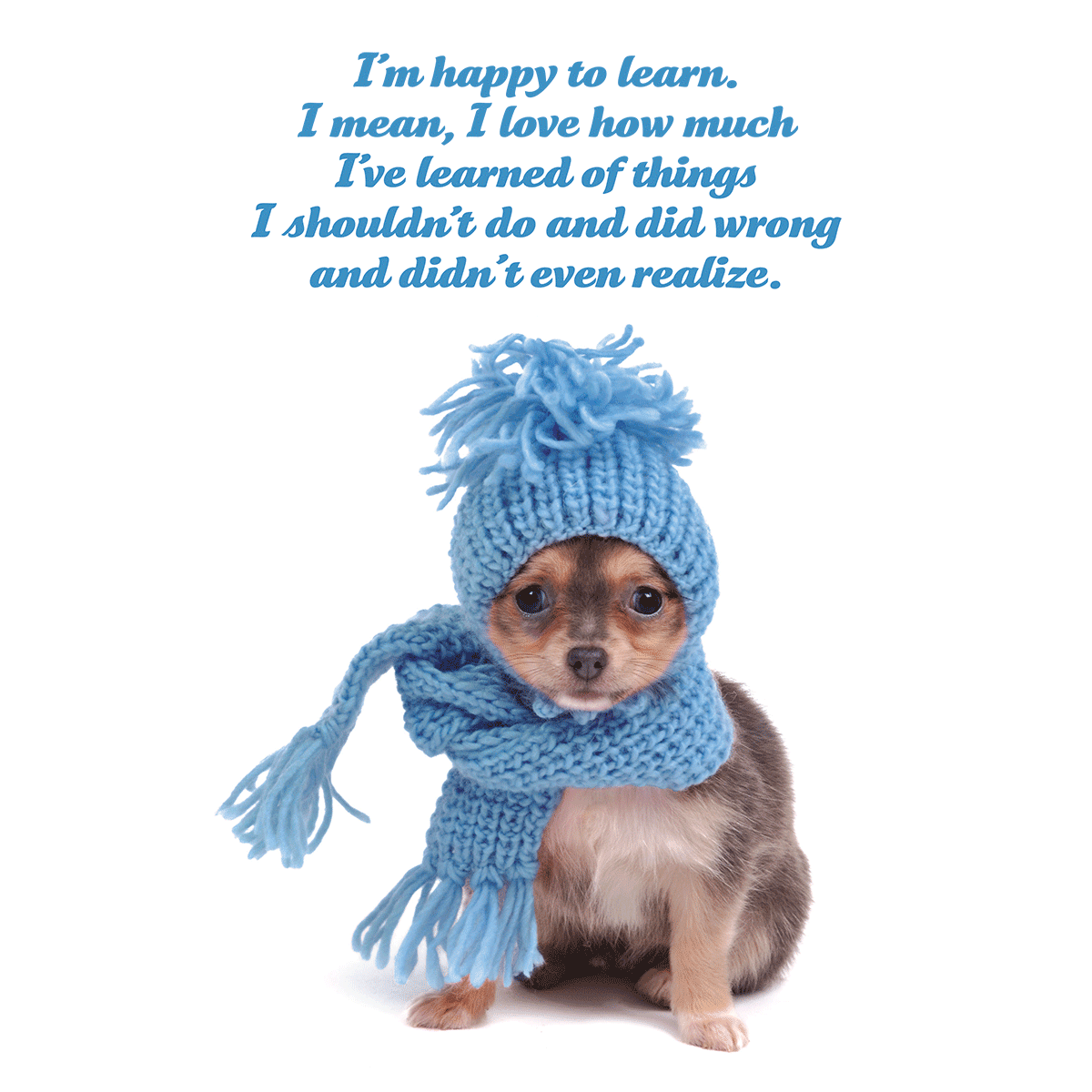 I'm Happy to Learn