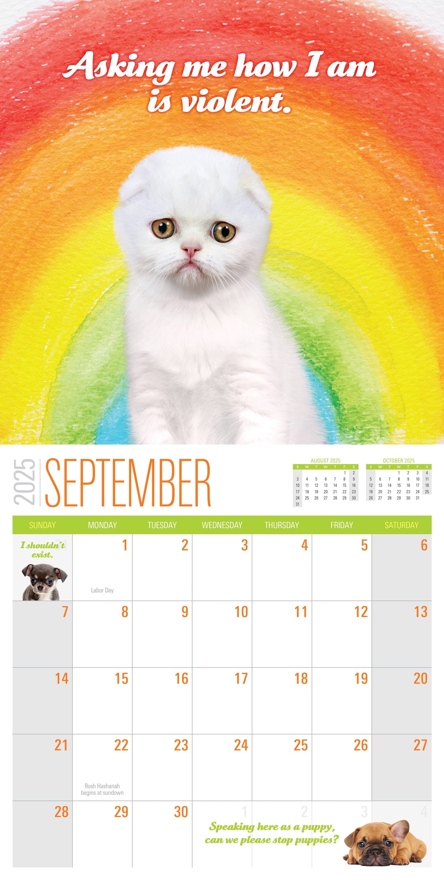 2025 Social Justice Kittens Calendar