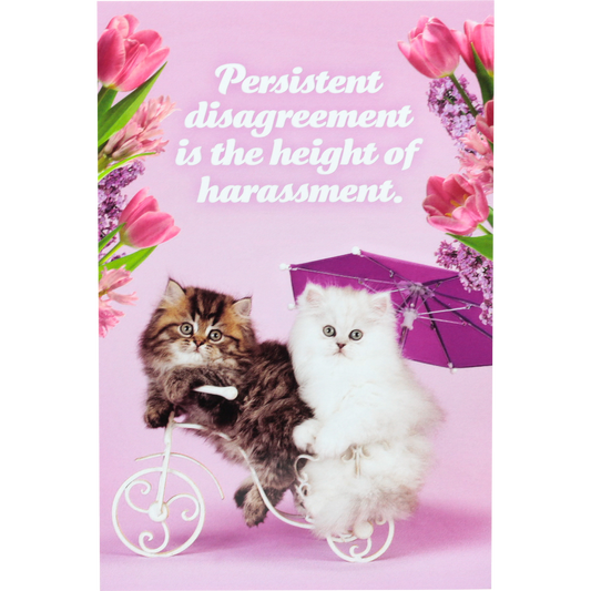 Persistent Disagreement